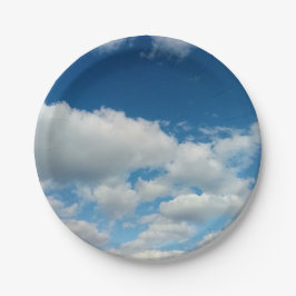 Prato De Papel Camadas de nuvens