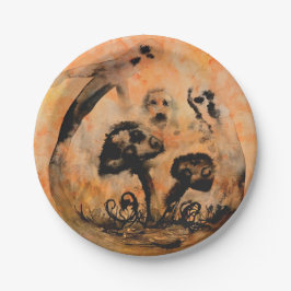 Prato De Papel Câmaras de Papel de Cogumelos Fantásticos