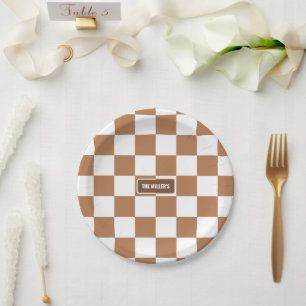 Prato De Papel Camelo Neutro Cognac Personalizado Verificado