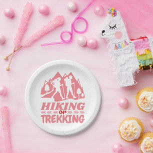Prato De Papel Caminho ou Trekking