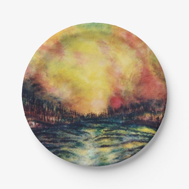 Prato De Papel Caminho pacífico (Frente)