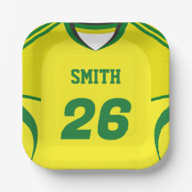 Camisa de Futebol do Brasil Placa Personalizada co