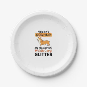 Prato De Papel Camisa engraçada do Corgi Galês para amantes de cã