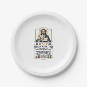 Prato De Papel Camiseta Nerd Idiomas Bíblia Jesus Hebraico Grego 