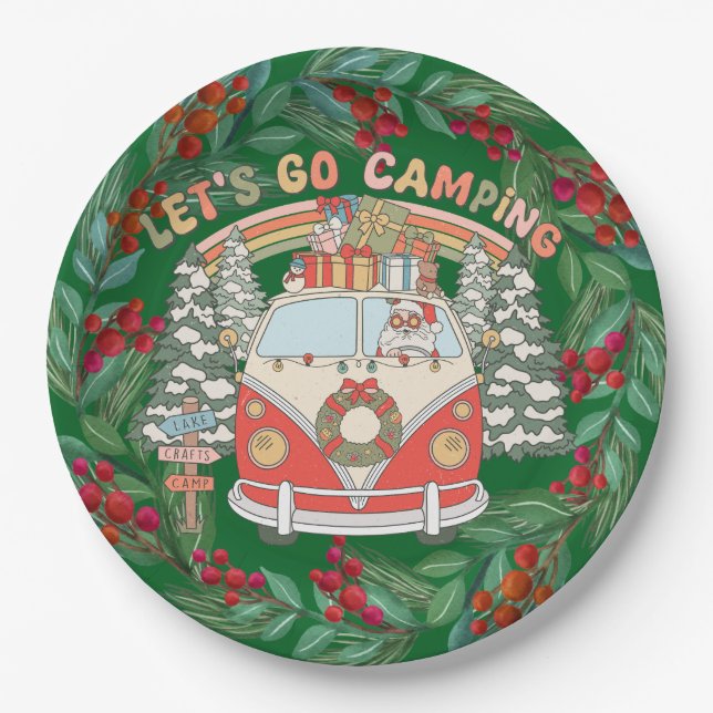 Prato De Papel Campanha de Natal Pensado (Frente)
