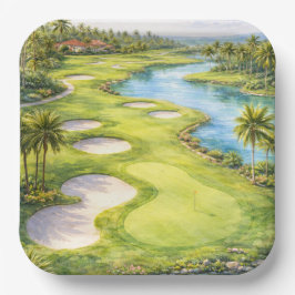 Prato De Papel campo de golfe temático Golf Florida