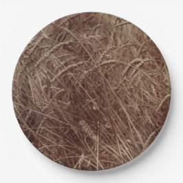 Prato De Papel Campo de trigo (por Eugène Atget)