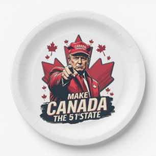 Prato De Papel Canadá, a 51 ruas State Trump Canadense