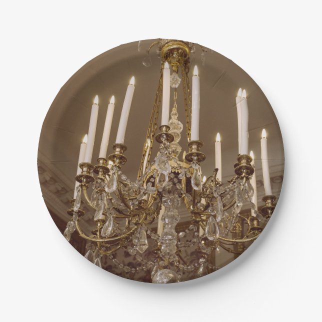 Prato De Papel Candelabro francês, Rococo em Paris (Frente)