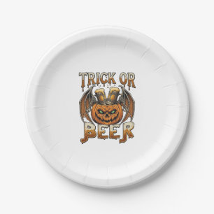 Prato De Papel Caneca de Asas de Esqueleto de Abóbora de Hallowee