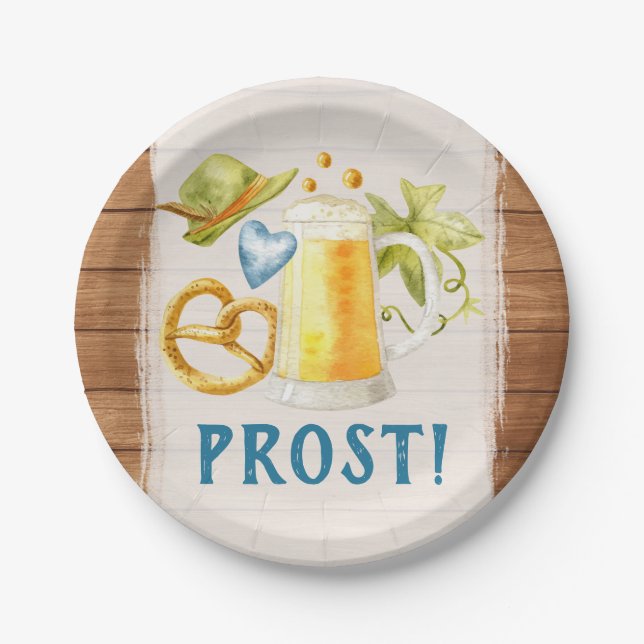 Prato De Papel Caneca de cerveja de Cerveja da Baviera russa do P (Frente)