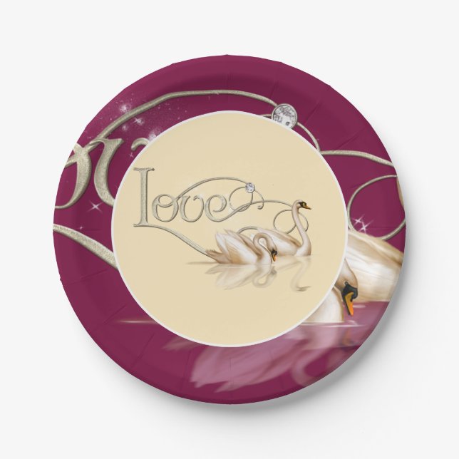 Prato De Papel Canetas de Papel Plate-Love (Frente)