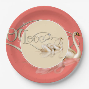 Prato De Papel Canetas de Papel Plate-Love