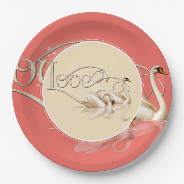 Prato De Papel Canetas de Papel Plate-Love (Frente)