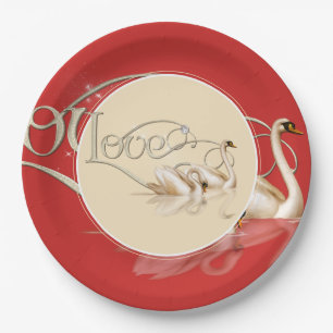 Prato De Papel Canetas de Papel Plate-Love