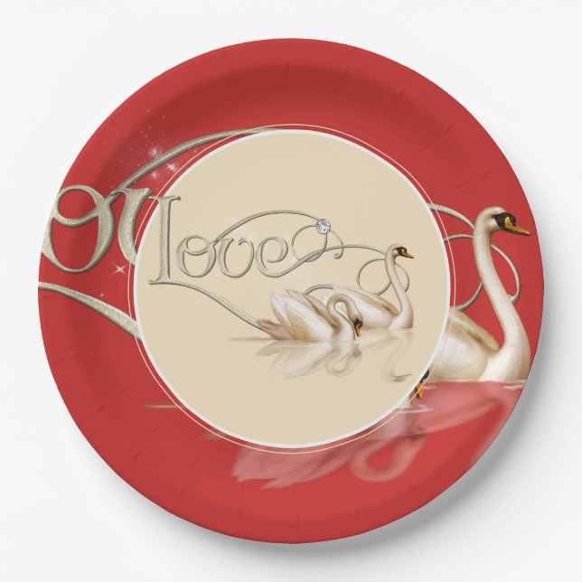 Prato De Papel Canetas de Papel Plate-Love (Frente)