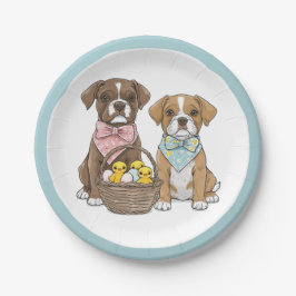 Prato De Papel Caninos da páscoa