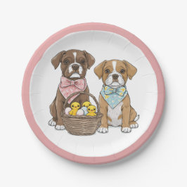 Prato De Papel Caninos da páscoa