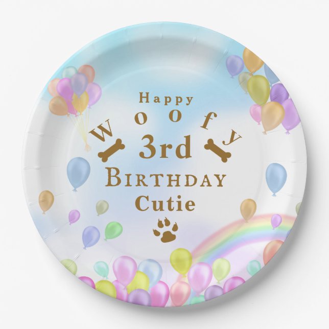 Prato De Papel Cão-de-bexiga (Frente)