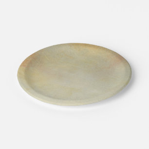 Prato De Papel Capa de mar com Sunset Laranja Tranquilo