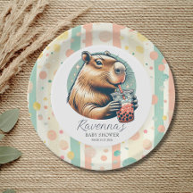 Capivara Engraçada Listrada com Nome Personalizado