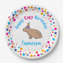 Capybara Birthday, Festa Colorida Colorida Infanti