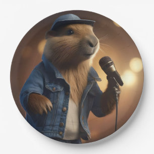 Prato De Papel "Capybara Cowboy: Serenading the Wild West"