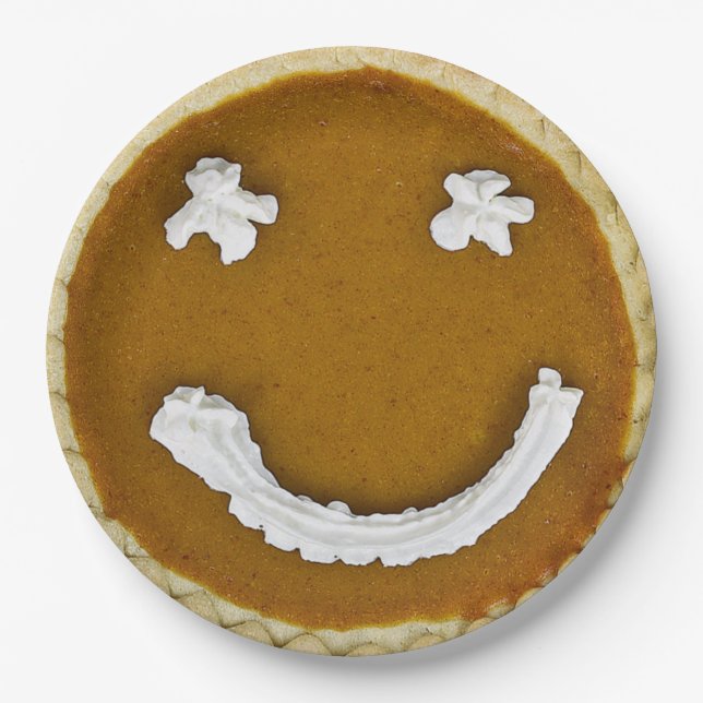 Prato De Papel Cara de tartaruga de abóbora (Frente)