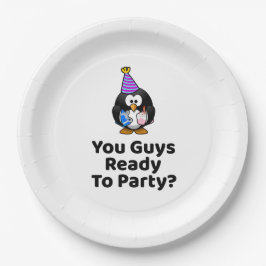 Prato De Papel Caras Prontos Para Festa? Festa de aniversário eng