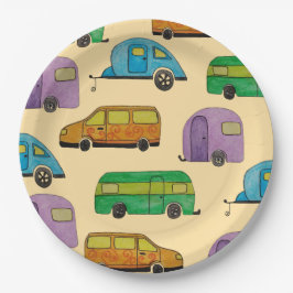 Prato De Papel Caravanas para camping
