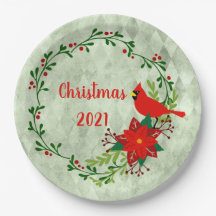 Cardinals Wreath Personalizado