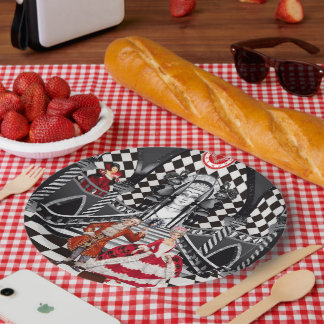 Prato De Papel Carnaval em uma terra mágica