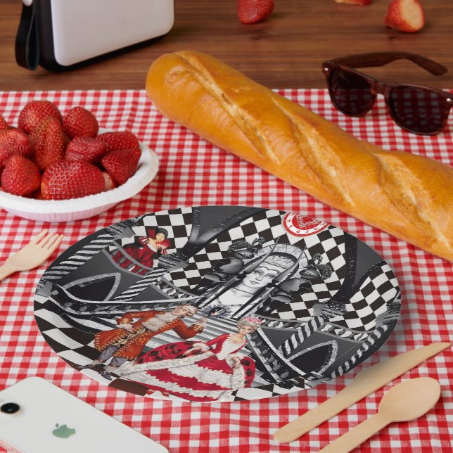 Prato De Papel Carnaval em uma terra mágica (Piquenique)