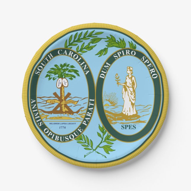 Prato De Papel Carolina do Sul (Frente)