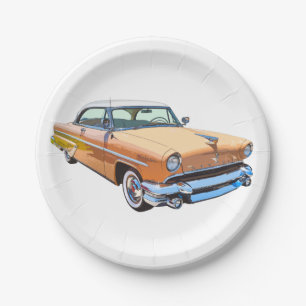 Prato De Papel Carro de Luxo Lincoln Capri 1955