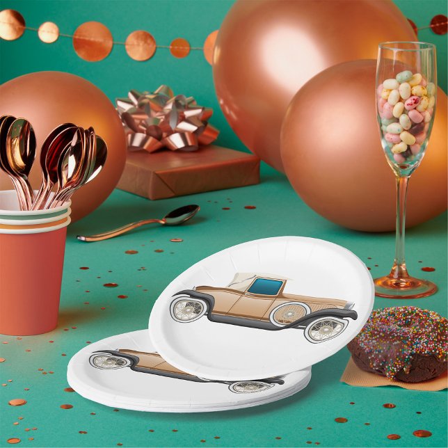 Prato De Papel Carro vintage (Criador carregado)