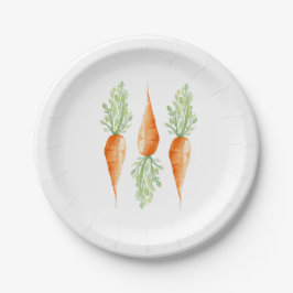 Prato De Papel Carrot Trio | Vacinas orgânicas
