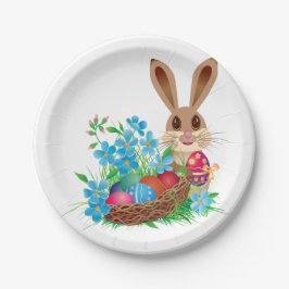 Prato De Papel Cartões de Reprodução de páscoas para Crianças