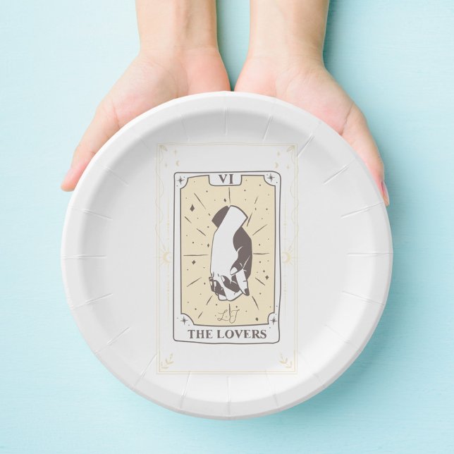 Prato De Papel Cartões de Tarot | CHÁ DE PANELA | Casamento | Neu (Criador carregado)