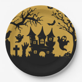 Prato De Papel Casa Assombrada
