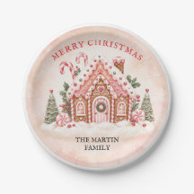 Casa de Pão de Mel Personalizada Natal em Família