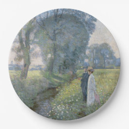 Prato De Papel Casal Noivo (Casamento e Casamento) (Noivado)