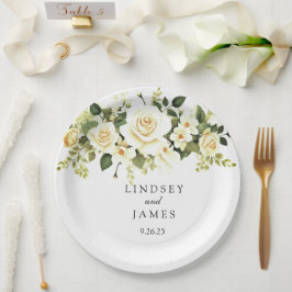 Prato De Papel Casamento