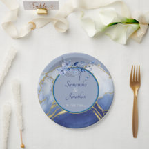 Casamento Azul-Aqua Marble Moderno