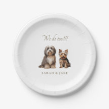 Casamento de 2 Animais de Estimação Personalizado