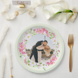 Prato De Papel Casamento de Fotografias de Casais Favoritos de Qu