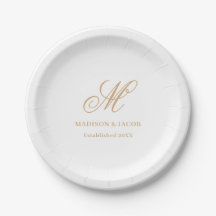 Casamento de Monograma Elegante