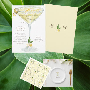 Prato De Papel Casamento de Nome Personalizado de Limoncello