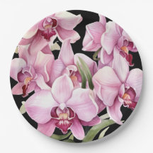 Casamento de Orquídeas Negras e Rosa