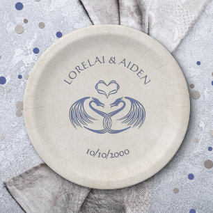 Prato De Papel Casamento do Dragão Céltico Viking